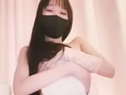 Asian Skinny Masks Girl Teasing